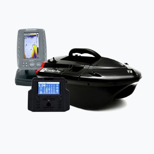 BearCreeks iPilot40 Köderboot mit GPS Autopilot System + BC202 Fischfinder schwarz IPILOT40.BLACK