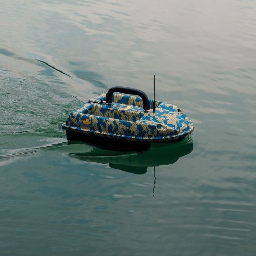 BearCreeks iPilot50 Camo Köderboot mit GPS Autopilot System + Echolot BC202 camou IPILOT50.CAMOU