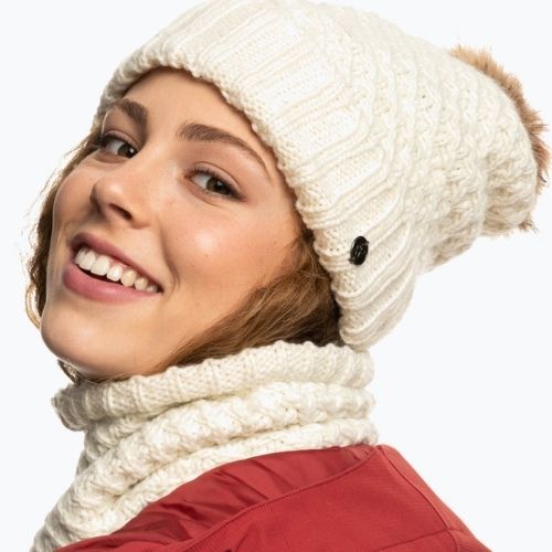 Wintermütze für Frauen ROXY Blizzard 2021 egret