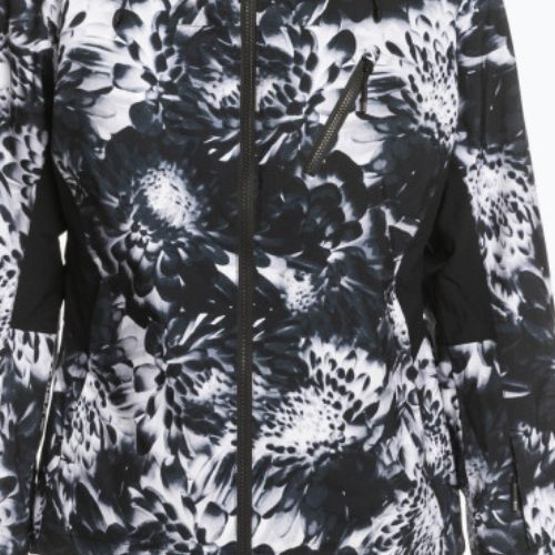 Snowboardjacke für Frauen ROXY Jet Ski Premium 2021 true black future flower