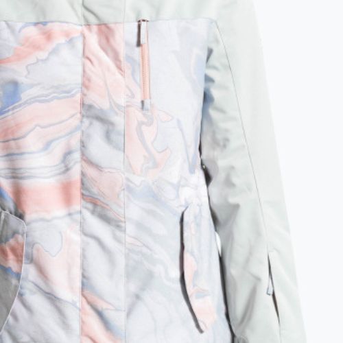 Snowboardjacke für Frauen ROXY Jetty Block 2021 gray violet marble