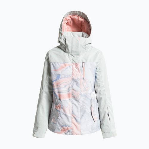 Snowboardjacke für Frauen ROXY Jetty Block 2021 gray violet marble