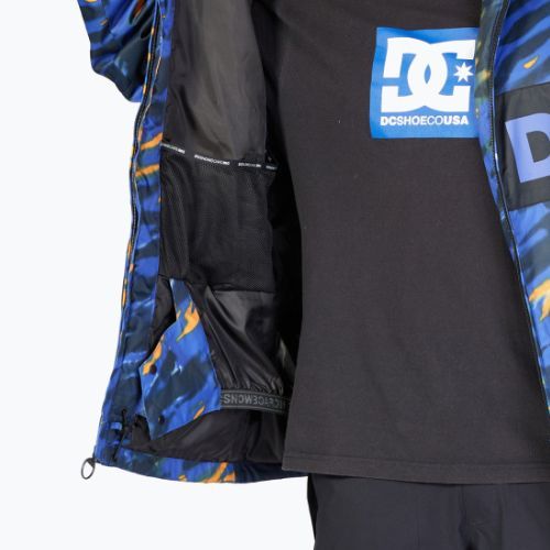 Snowboardjacke für Männer DC Propaganda angled tie dye royal blue