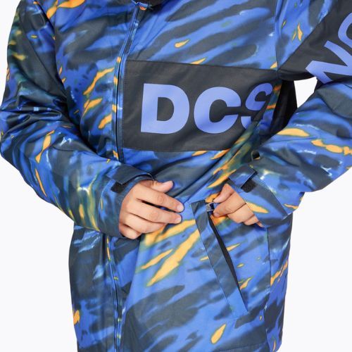 Snowboardjacke für Männer DC Propaganda angled tie dye royal blue