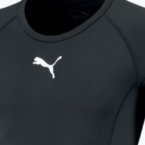 PUMA Herren Fußballtrikot Liga Baselayer Tee schwarz 655918_03