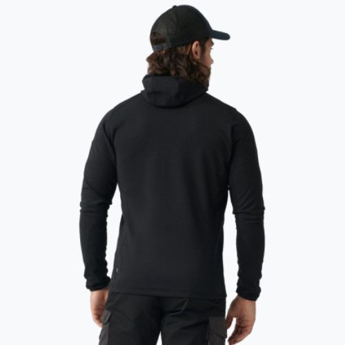 Herren-Trekking-Sweatshirt Fjällräven Keb Fleece Hoodie schwarz F81878