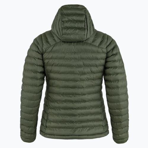 Fjällräven Damen Daunenjacke Expedition Latt Hoodie grün F86120