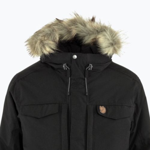 Herren Fjällräven Nuuk Parka Daunenjacke schwarz F86668