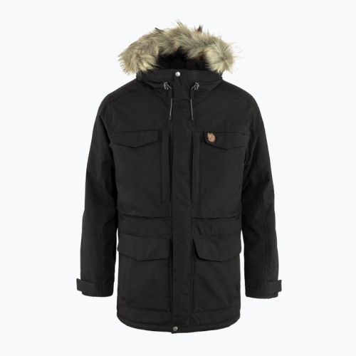 Herren Fjällräven Nuuk Parka Daunenjacke schwarz F86668