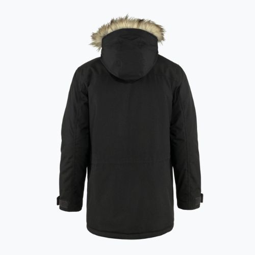 Herren Fjällräven Nuuk Parka Daunenjacke schwarz F86668