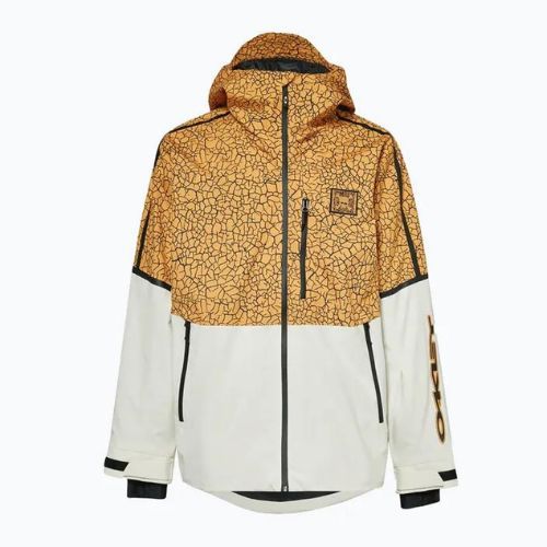 Oakley TC Gunn 2.0 RC Shell Herren Snowboard Jacke weiß und gelb FOA403429