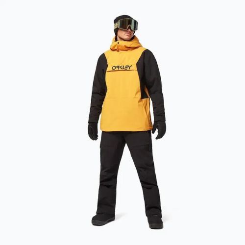 Oakley TNP TBT isoliert Anorak gelb Herren Snowboard Jacke FOA403652