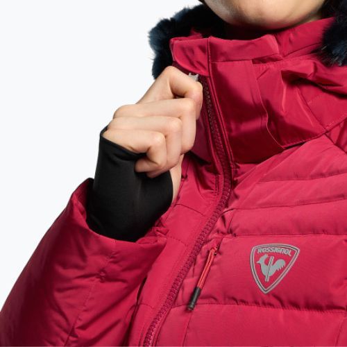 Skijacke für Frauen Rossignol Rapide Pearly red