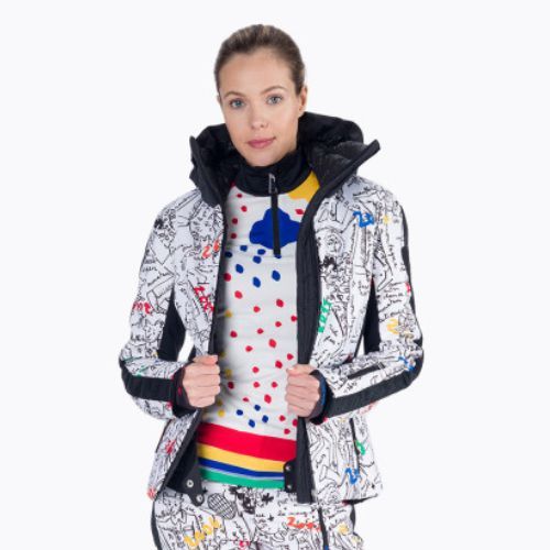 Skijacke für Frauen Rossignol Eco-Logic Ski white