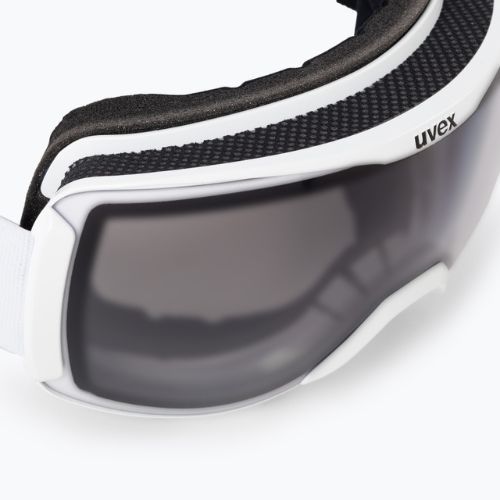 Skibrille UVEX Downhill 21 VPX white/variomatic polavision 55//39/13
