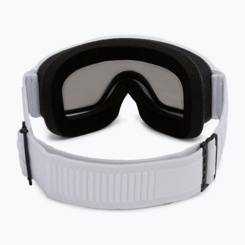 Skibrille UVEX Downhill 2 S LM white mat/mirror silver/clear 55//438/126