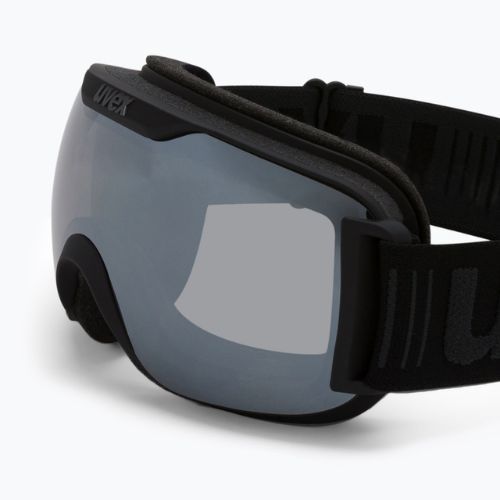 Skibrille UVEX Downhill 2 S LM black mat/mirror silver/clear 55//438/226