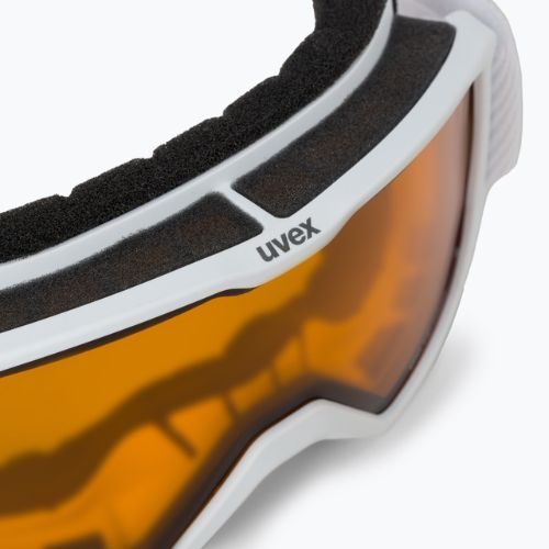 Skibrille UVEX Elemnt LGL white/lasergold lite clear 55//641/13