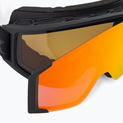 Skibrille UVEX G.gl 3 TOP black mat/mirror red polavision/clear 55/1/332/213