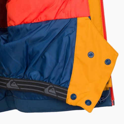 Snowboardjacke Kinder Quiksilver Kai Jones Ambition orange-dunkelblau EQBTJ3169