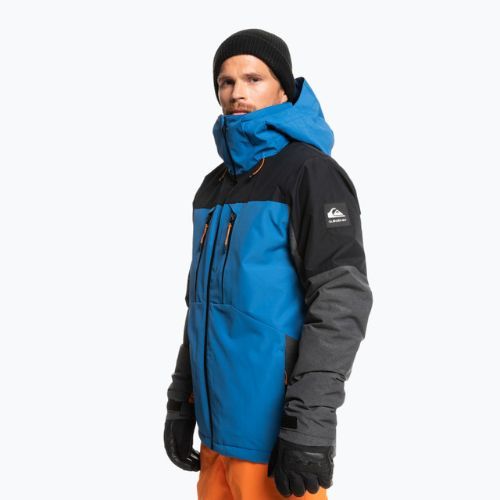 Snowboardjacke Herren Quiksilver Mission Plus schwarz-blau EQYTJ3371