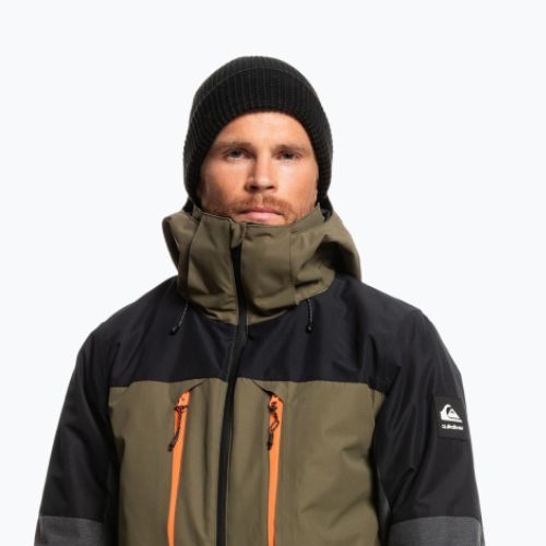 Snowboardjacke Herren Quiksilver Mission Plus schwarz-grün EQYTJ3371