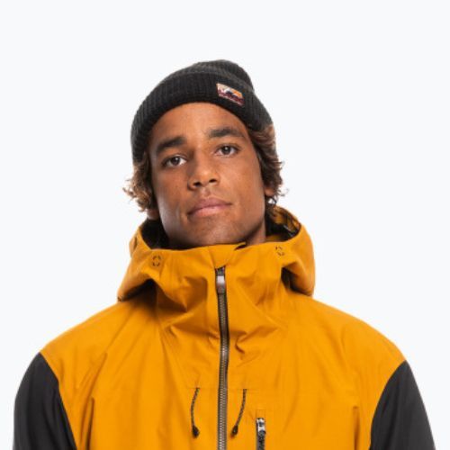 Snowboardjacke Herren Quiksilver Hlpro S Carlson 3l Gore-Tex gelb-schwarz EQYTJ3383