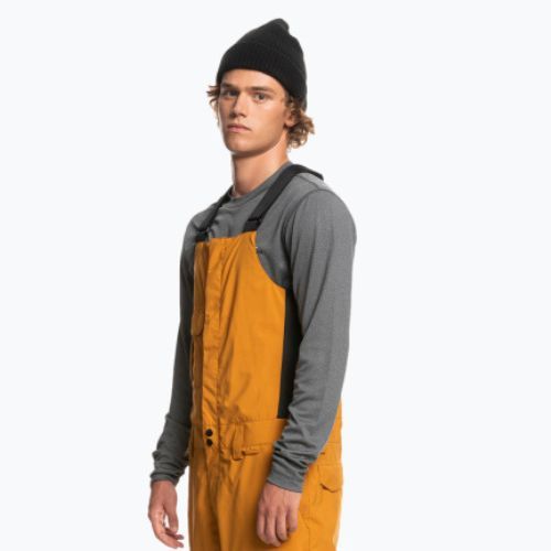 Snowboardhose Herren Quiksilver Utility Bib gelb EQYTP3153