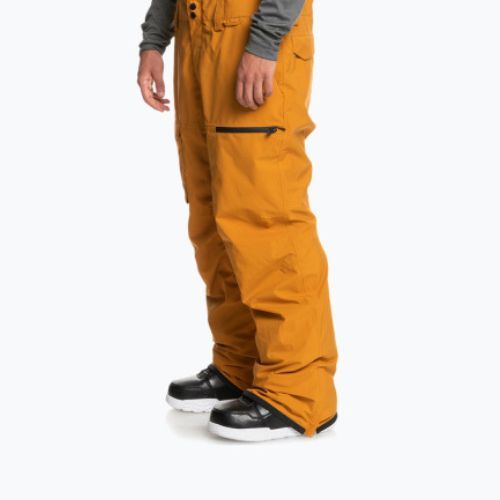 Snowboardhose Herren Quiksilver Utility Bib gelb EQYTP3153