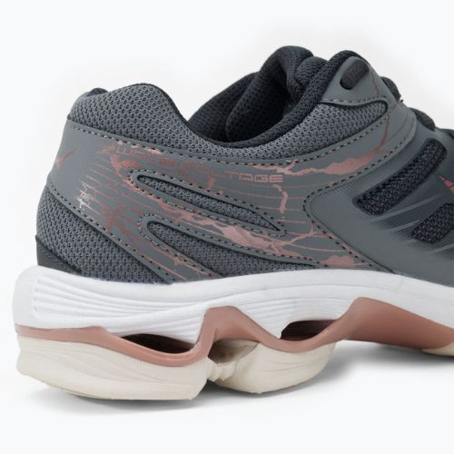 Volleyballschuhe Damen Mizuno Wave Voltage Ebenholz/Rose/Quiet Shade V1GC216035