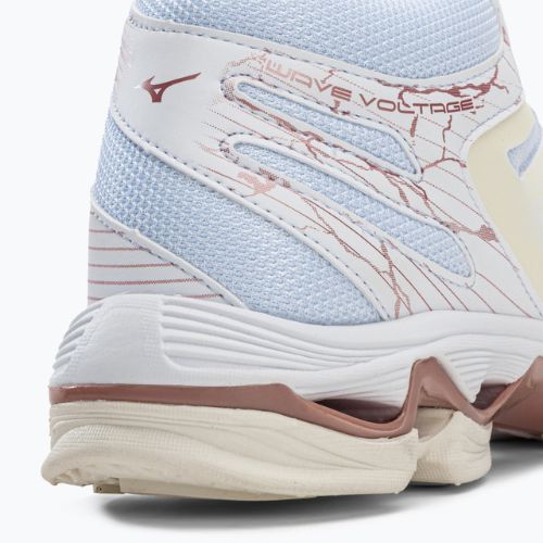 Volleyballschuhe Damen Mizuno Wave Voltage Mid weiß V1GC216536