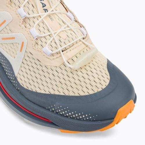 Laufschuhe Trail Damen Salomon Pulsar Trail beige-grau L47216