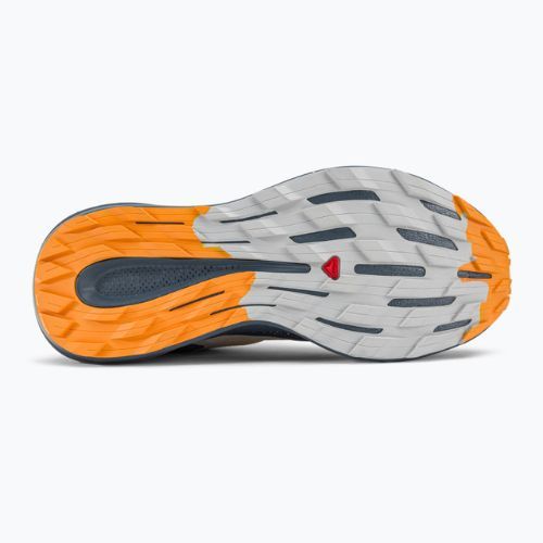 Laufschuhe Trail Damen Salomon Pulsar Trail beige-grau L47216