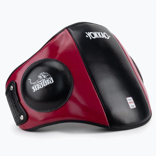 YOKKAO Schlagtraining Bauchgurt schwarz/rot BYPL-18