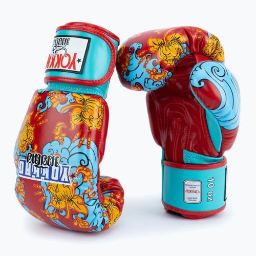 Boxhandschuhe YOKKAO Hawaiian rot FYGL-71-2