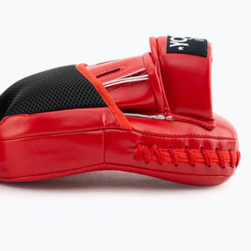 Trainingsschild YOKKAO Institution Focus Mitts-Close rot FYMS-2
