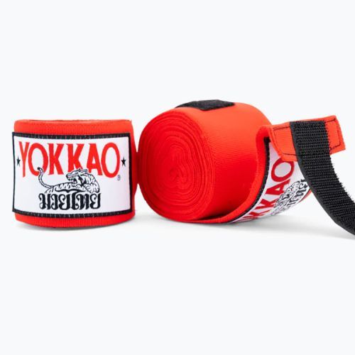 Boxbandagen YOKKAO Premium rot HW-2-2