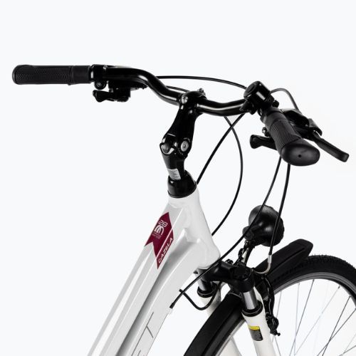 Trekkingrad Damen Romet Gazela weiß-violett R23A-TRE-28-17-2866A