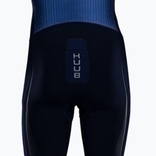 Triathlonanzug Herren HUUB Anemoi Aero + Flatlock schwarz-blau ANEPF