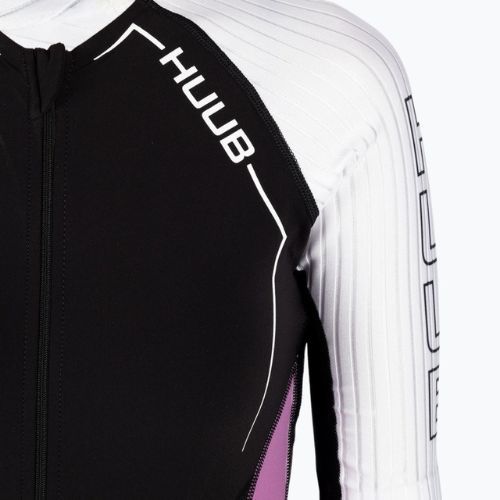 Triathlonanzug Damen HUUB Anemoi Aero Tri Suit schwarz-weiß ANELCSW
