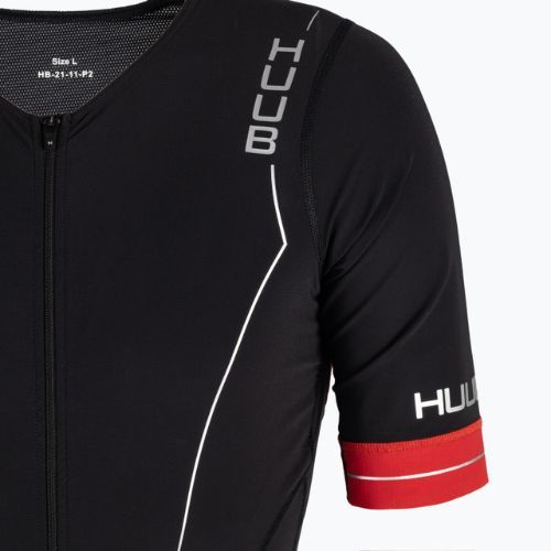 Triathlonanzug Herren HUUB Race Long Course Tri Suit schwarz-rot RCLCS