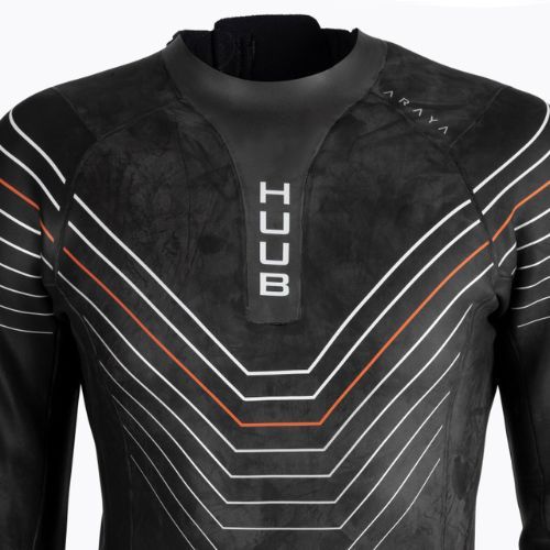 Triathlon neoprenanzug Herren HUUB Araya 2:4 schwarz-orange ARAYA