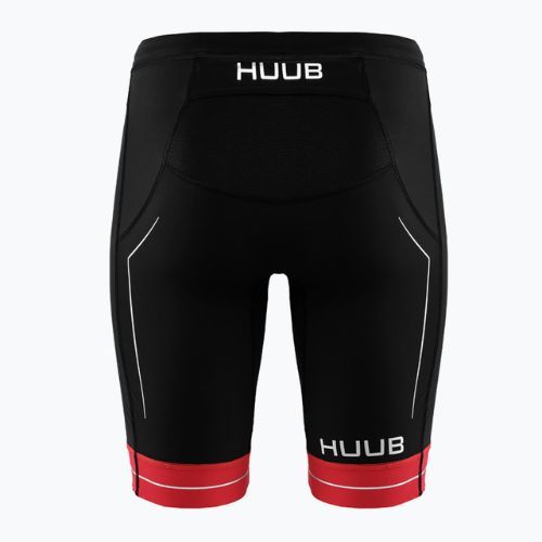 Triathlonshorts Herren HUUB Race Tri Short schwarz/rot RCSH