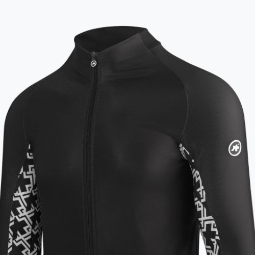 Radtrikot ASSOS Mille GT Spraing Fall LS schwarz