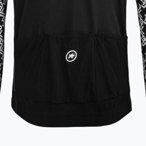 Radtrikot ASSOS Mille GT Spraing Fall LS schwarz
