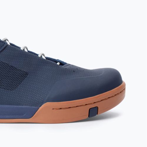 Herren Plateau Radschuhe Crankbrothers Stamp Lace navy blau und braun CR-STL04281A105