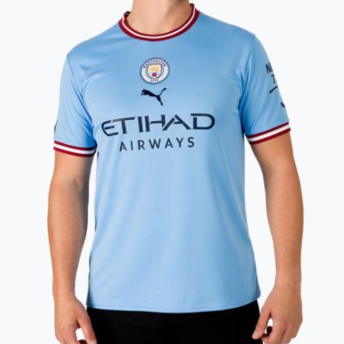 Fußballtrikot Herren PUMA Mcfc Home Jersey Replica Team blau 76571
