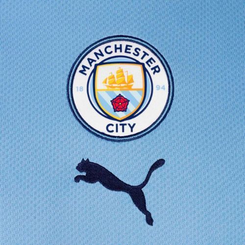 Fußballtrikot Herren PUMA Mcfc Home Jersey Replica Team blau 76571