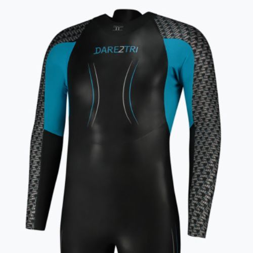 Triathlon neoprenanzug Herren Dare2Tri Mach2 schwarz 211M