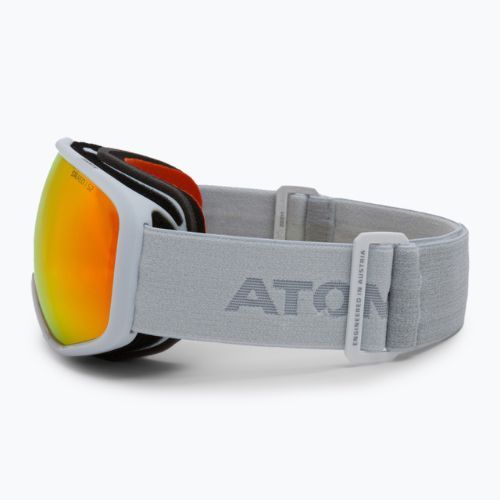 Skibrille Atomic Count S Stereo light grey/red stereo AN51634